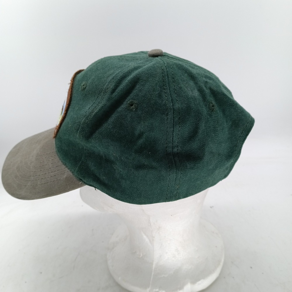 Arkansas Game & Fish Commission Green Gray Patch Hat Adjustable Cap  #3 - Picture 3 of 7